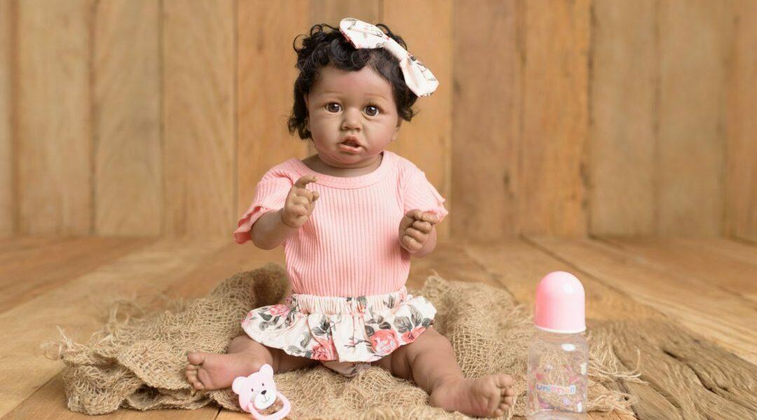 Bebê Reborn Negra Carol - UniDoll