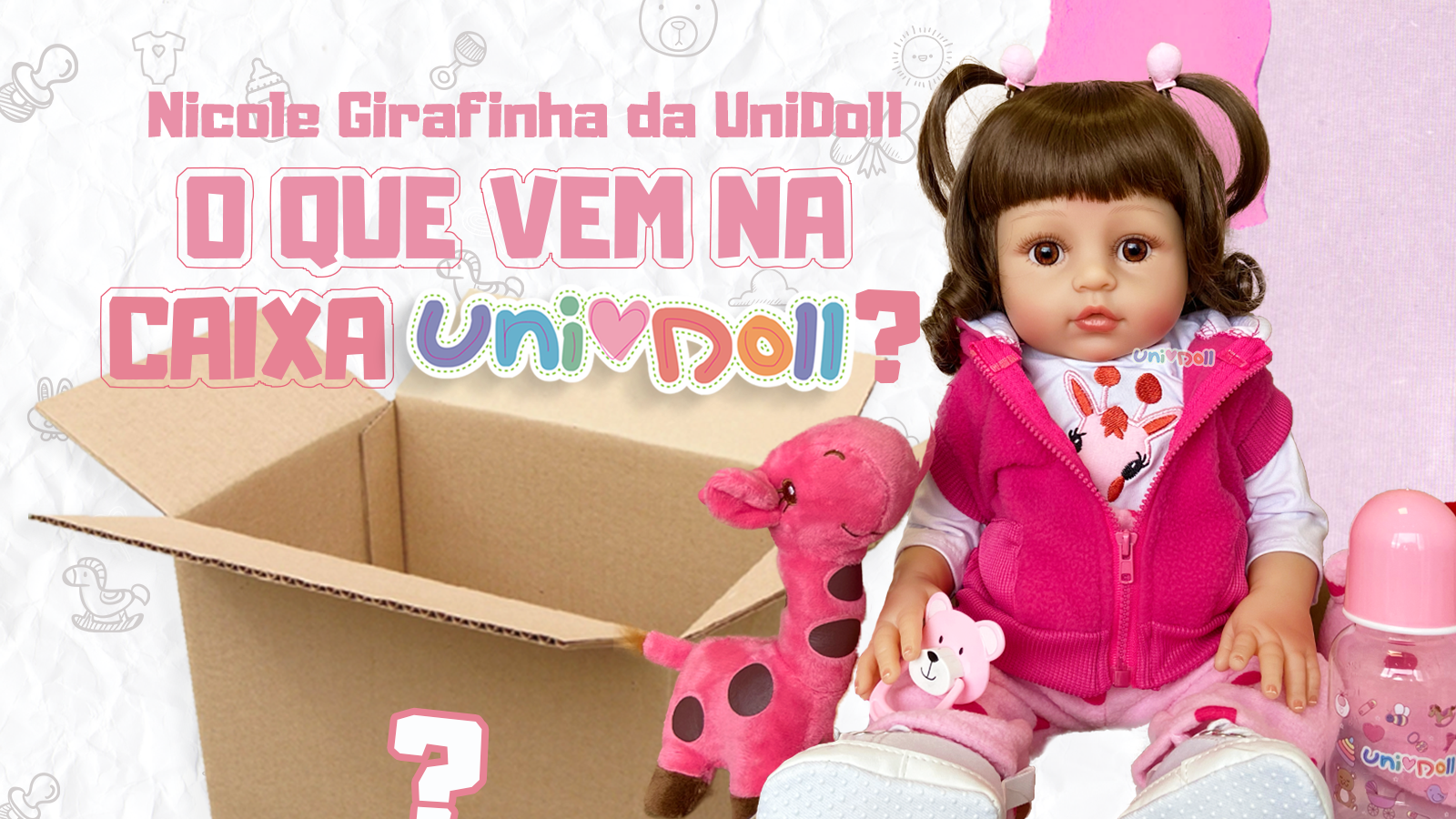 Bebê Reborn Menino De Silicone Com Girafinha